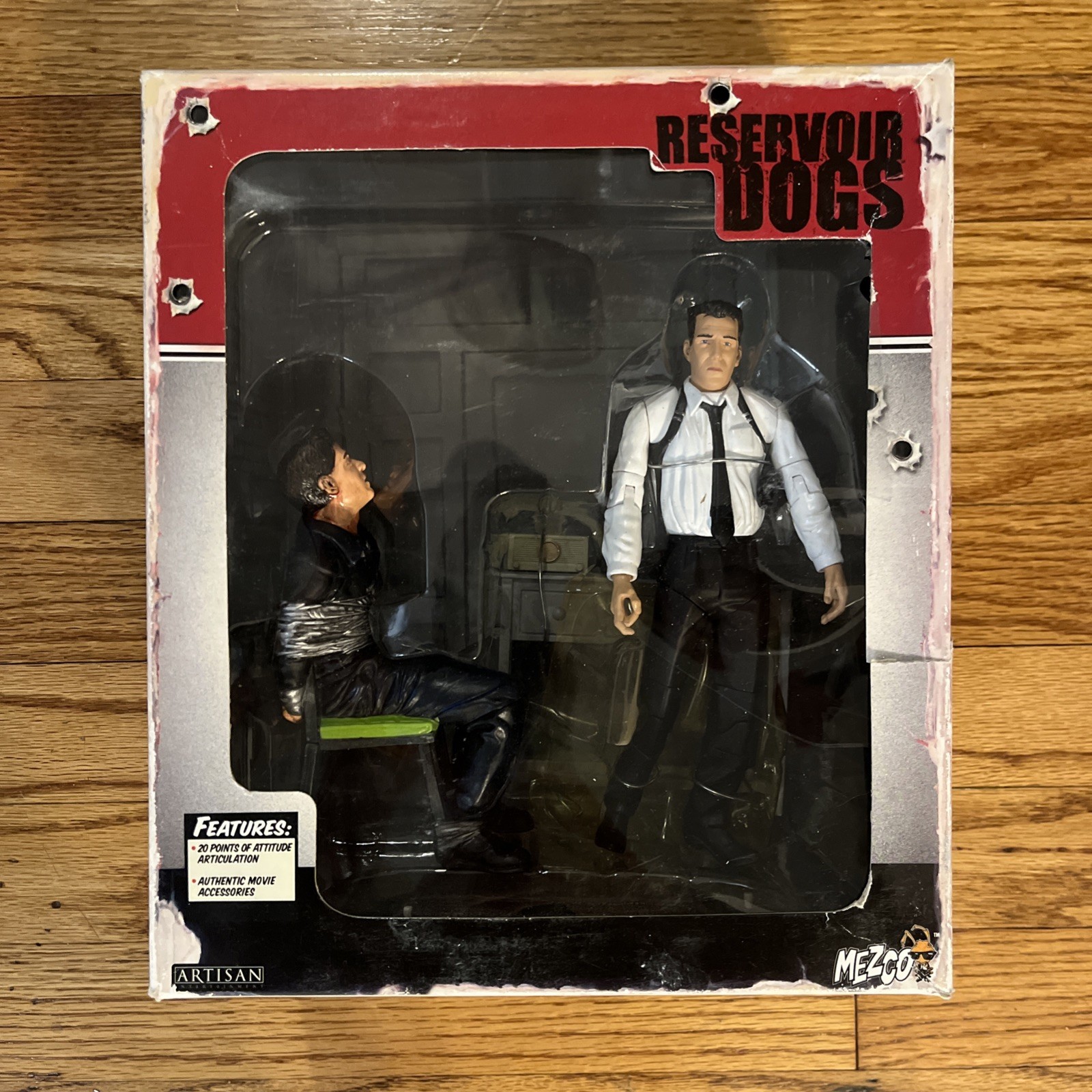 Reservoir Dogs Mezco 2001 Mr. Blonde Marvin Nash Stuck In The Middle Figure Set Reservoir Dogs Mezco 2001 Mr. Blonde Marvin Nash Stuck In The Middle Figure Set