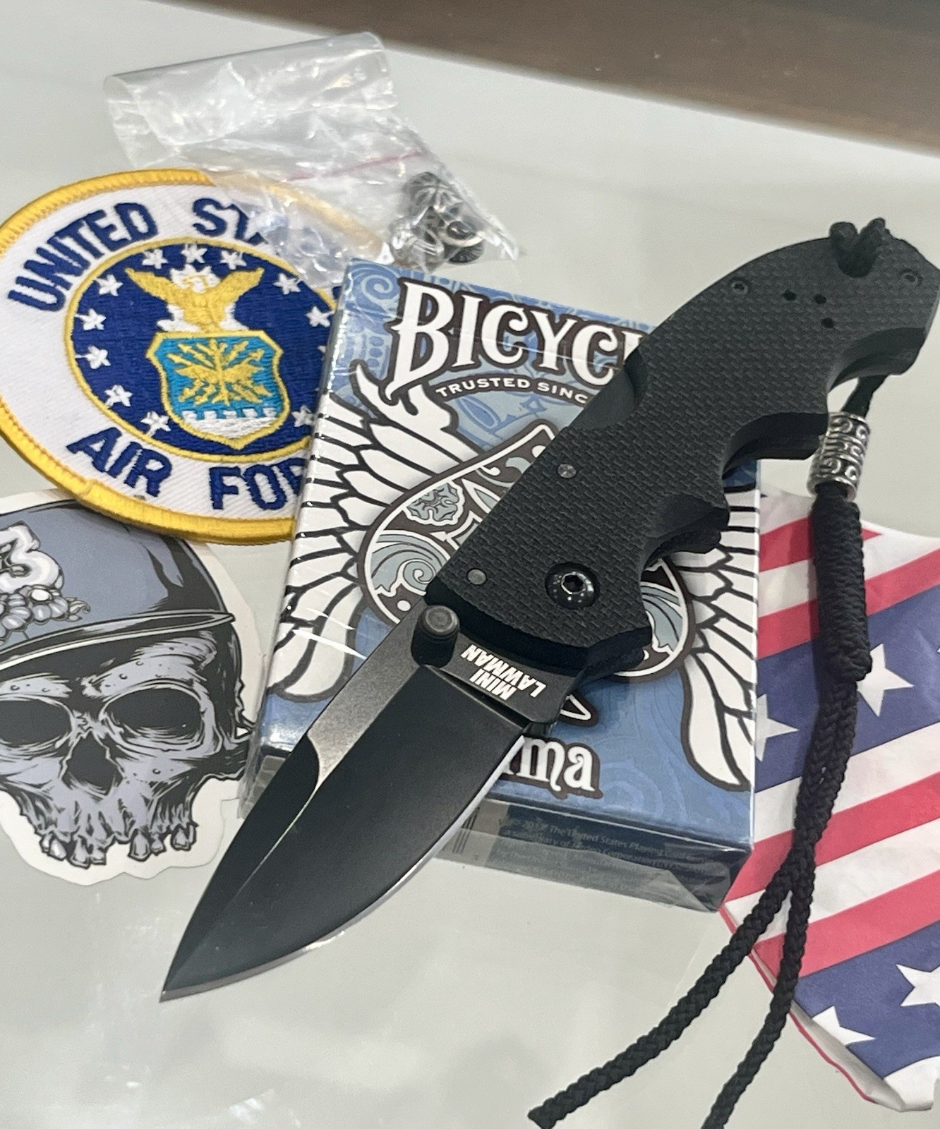 COLD STEEL Mini AMERICAN LAWMAN • NAVY POLICE • USA • ARMY STRONG • DISCONTINUED