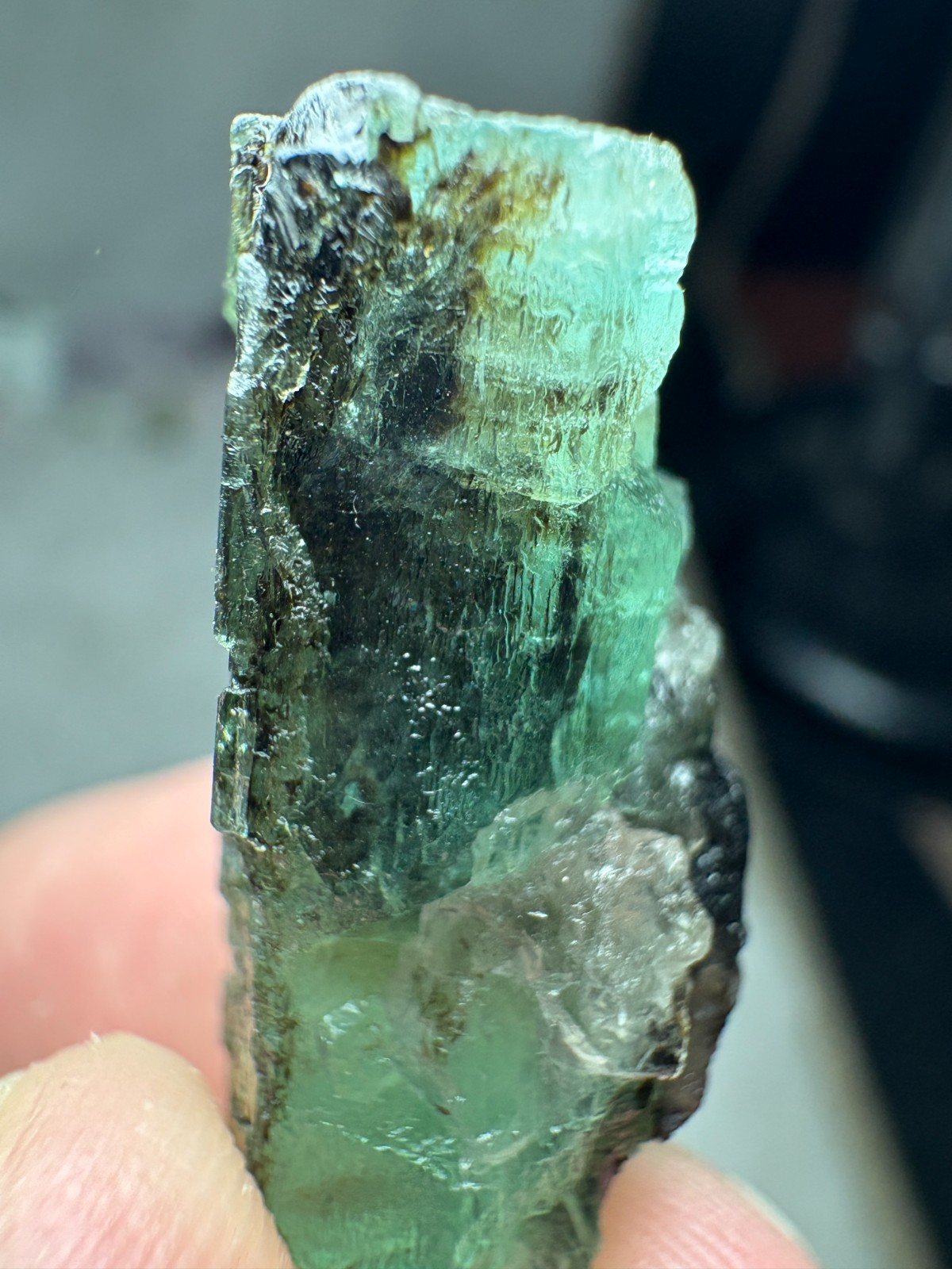 31 CT, Beryl Var High Quality Natural Emerald Crystal On Matrix ,PK