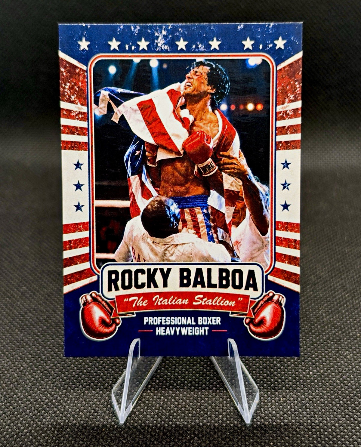 Rocky Balboa Rocky Movie Parody Novelty Custom ACEO Card Sylvester Stallone 🥊
