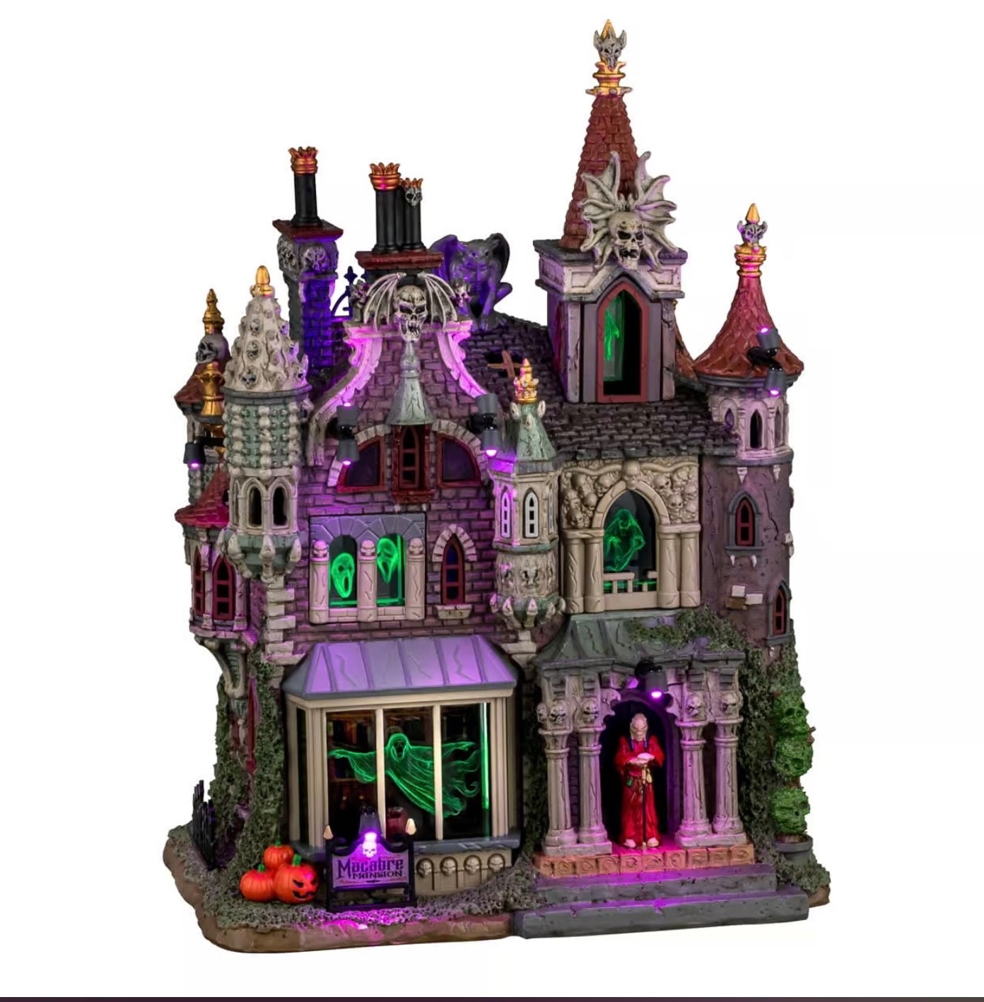 Lemax Spooky Town Halloween 2026 Macabre Mansion With Eerie Lighted Effects New