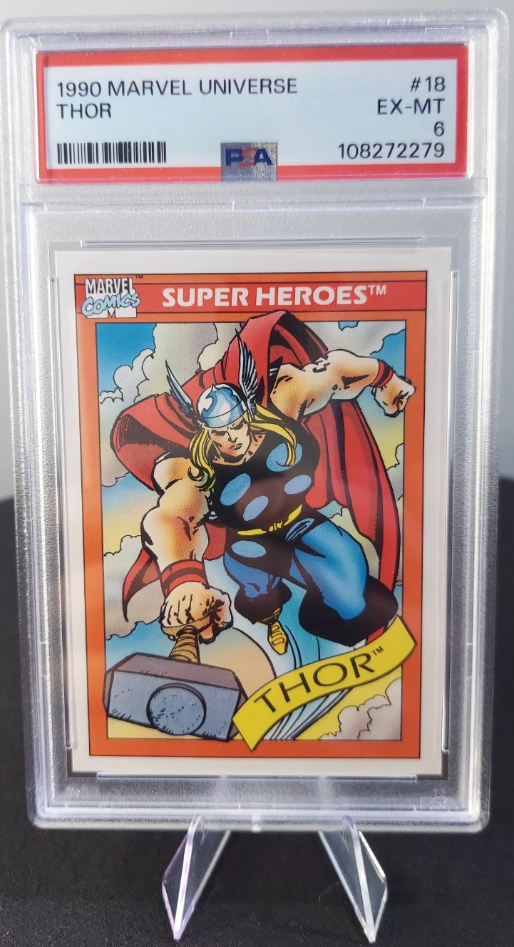 1990 Marvel Universe Thor #18 PSA 8