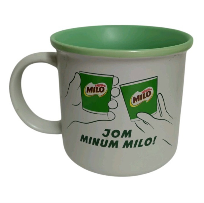 NESTLE milo mug Green Retro Van Design-Collectible Ceramic Coffee Cup 