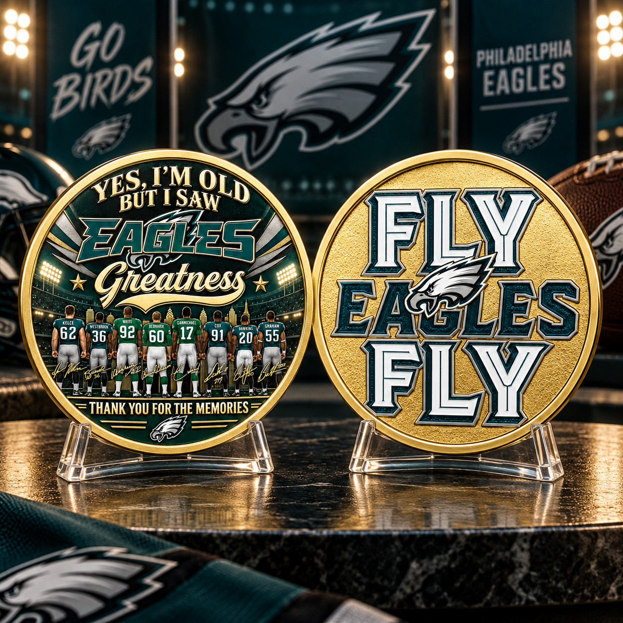 Limited Edition Philadelphia Eagles GREATNESS Commemorative Coin