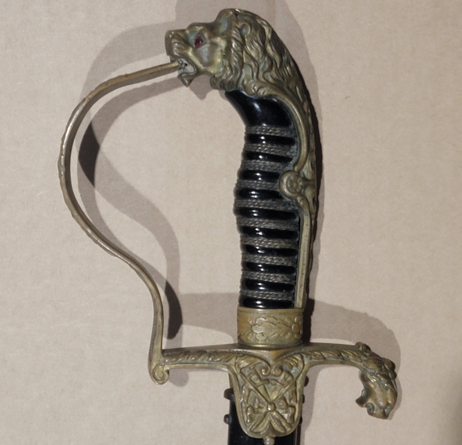 Imperial German Lion\'s Head Officer\'s Sword