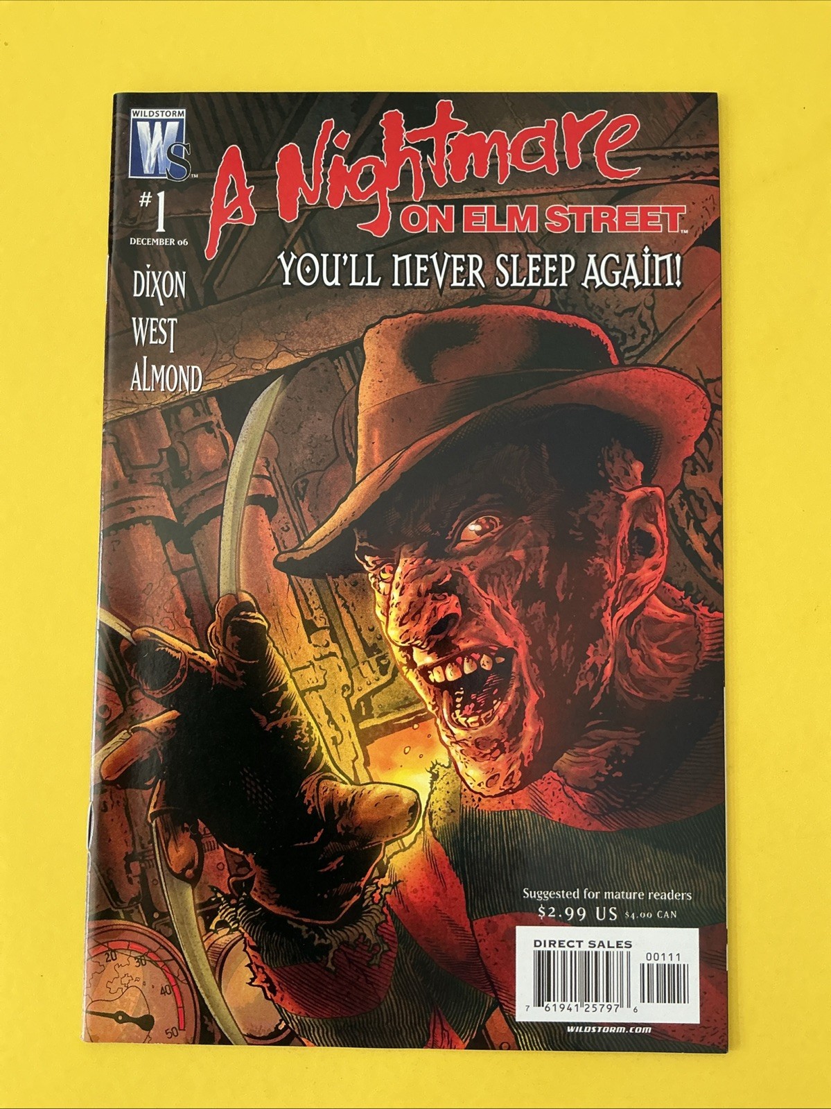 A Nightmare On Elm Street #1 (2006) 1st Print Key WildStorm Tony Harris Cover A