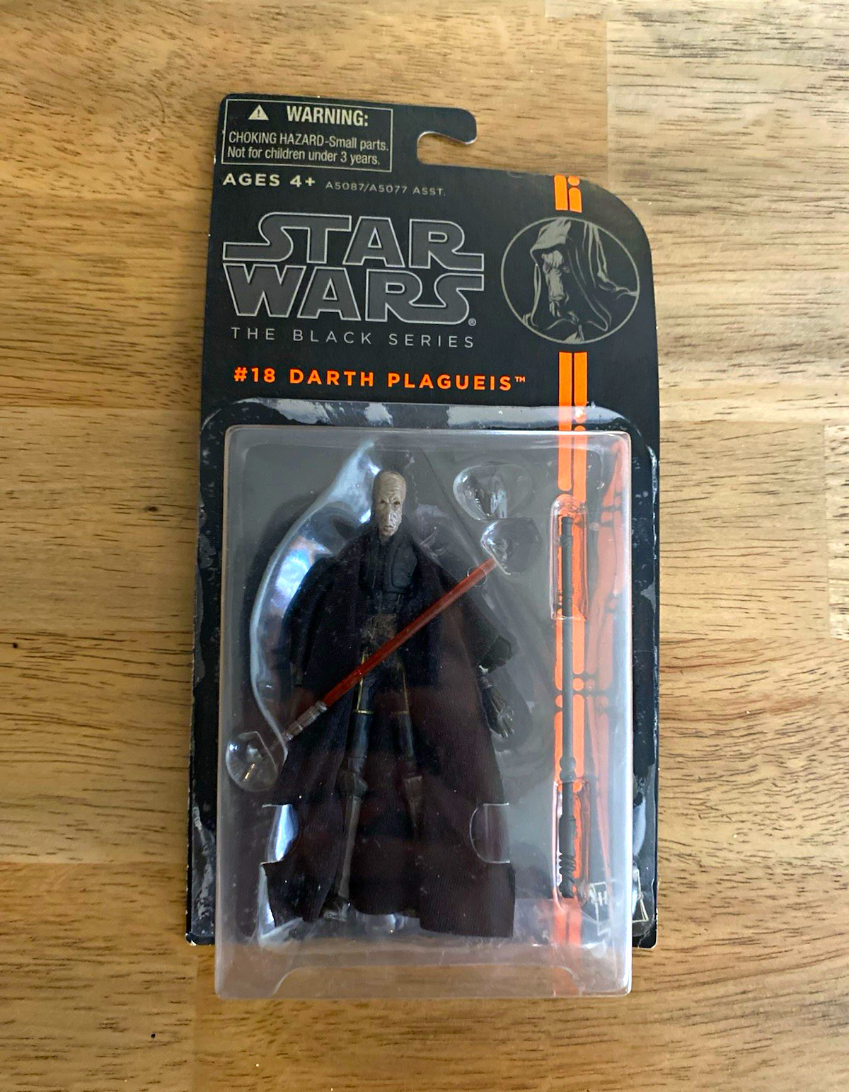 Hasbro Star Wars The Black Series #18 Darth Plagueis Action Figure 2013 3.75