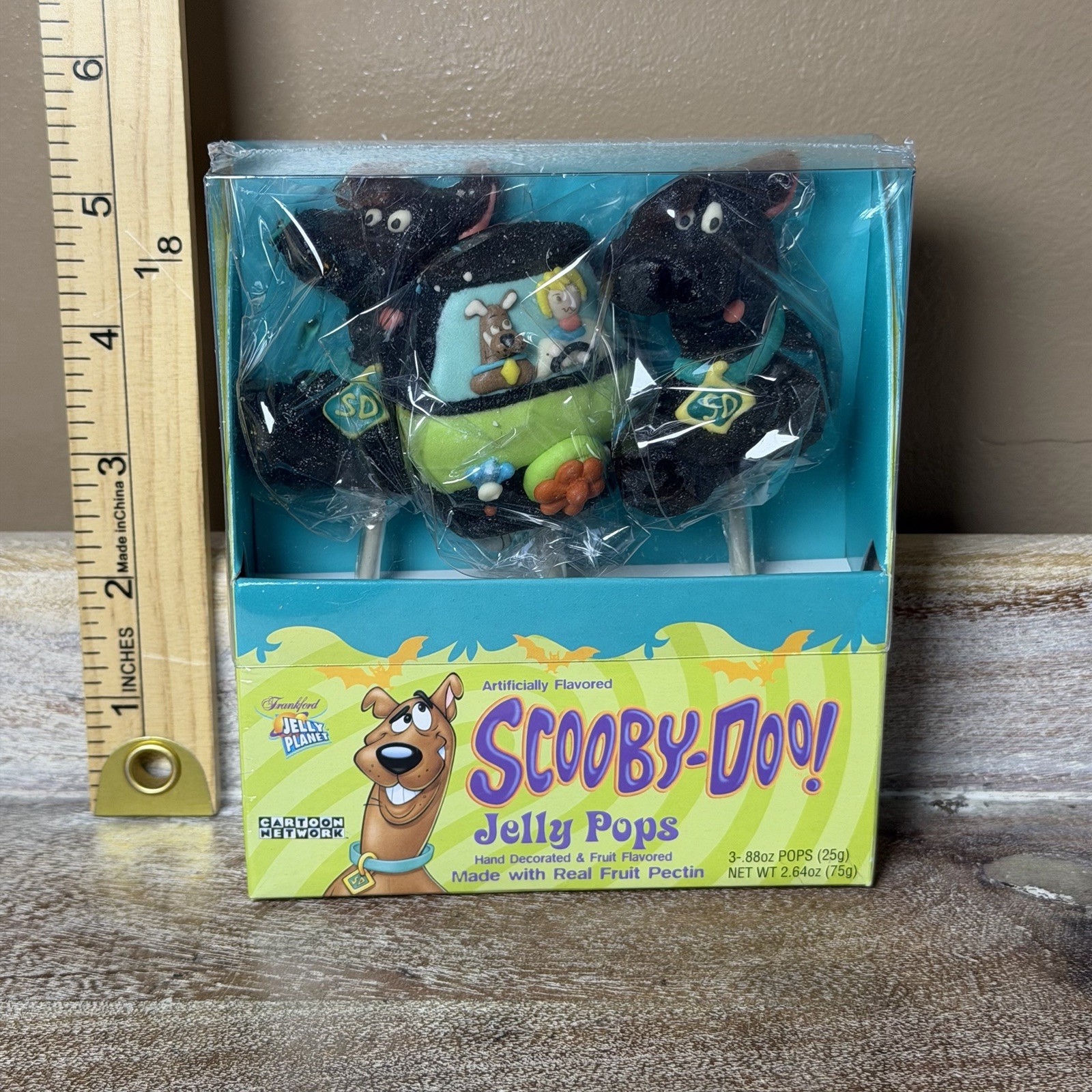 Vintage 2003 Scooby Doo Cartoon Network Jelly Pops SEALED New Old Stock