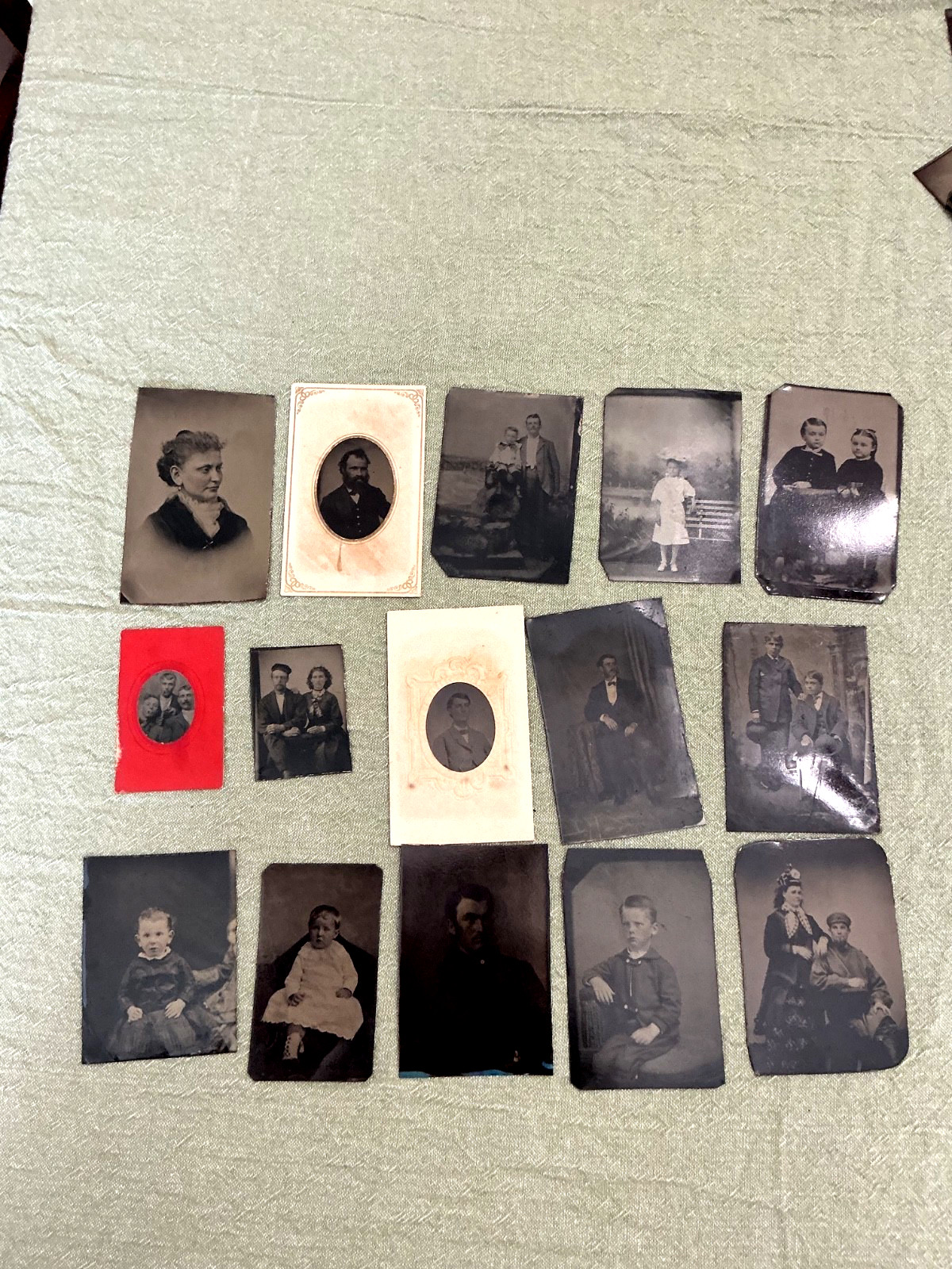 LOT OF 15 1800'S INTERESTING TINTYPES