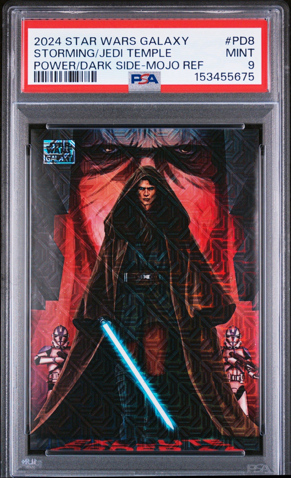 Topps 2024 Star Wars Galaxy Power of the Dark Side Mojo Ref Storm Temple PD8 /50