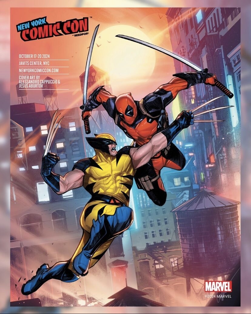 NYCC 2024 Official New York Comic Con Program Guide Deadpool Wolverine Presale