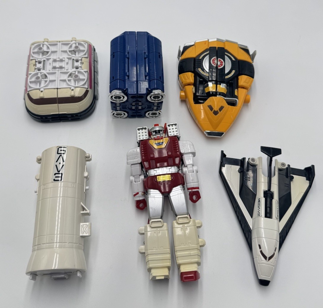 🔥Bandai Power Rangers in Space Megaranger DX Mega voyager Megazord Incomplete