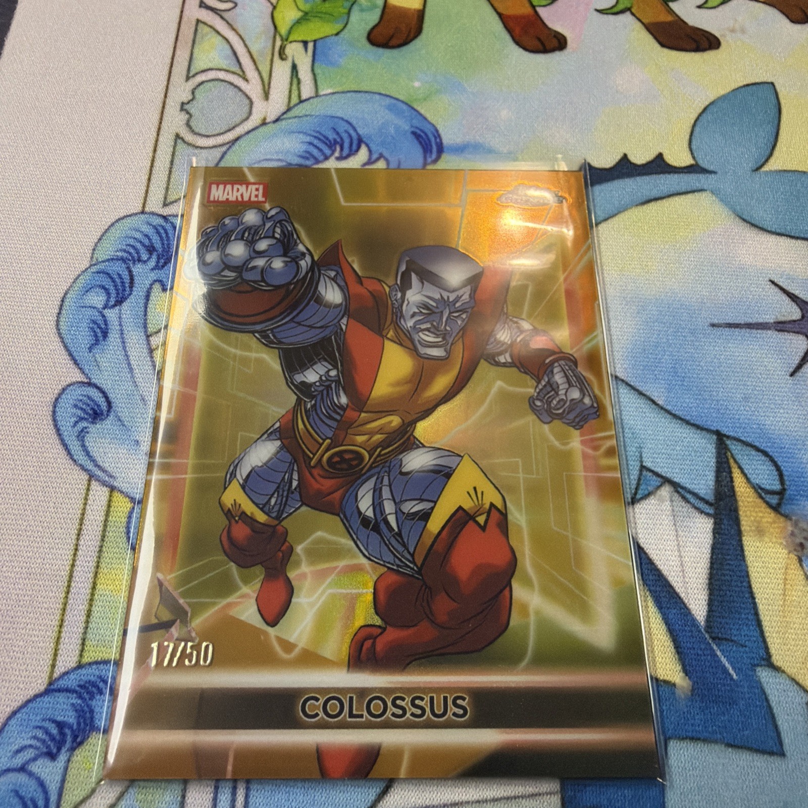 Topps 2026 Marvel Neon  Colossus #49 True Gold 34/50