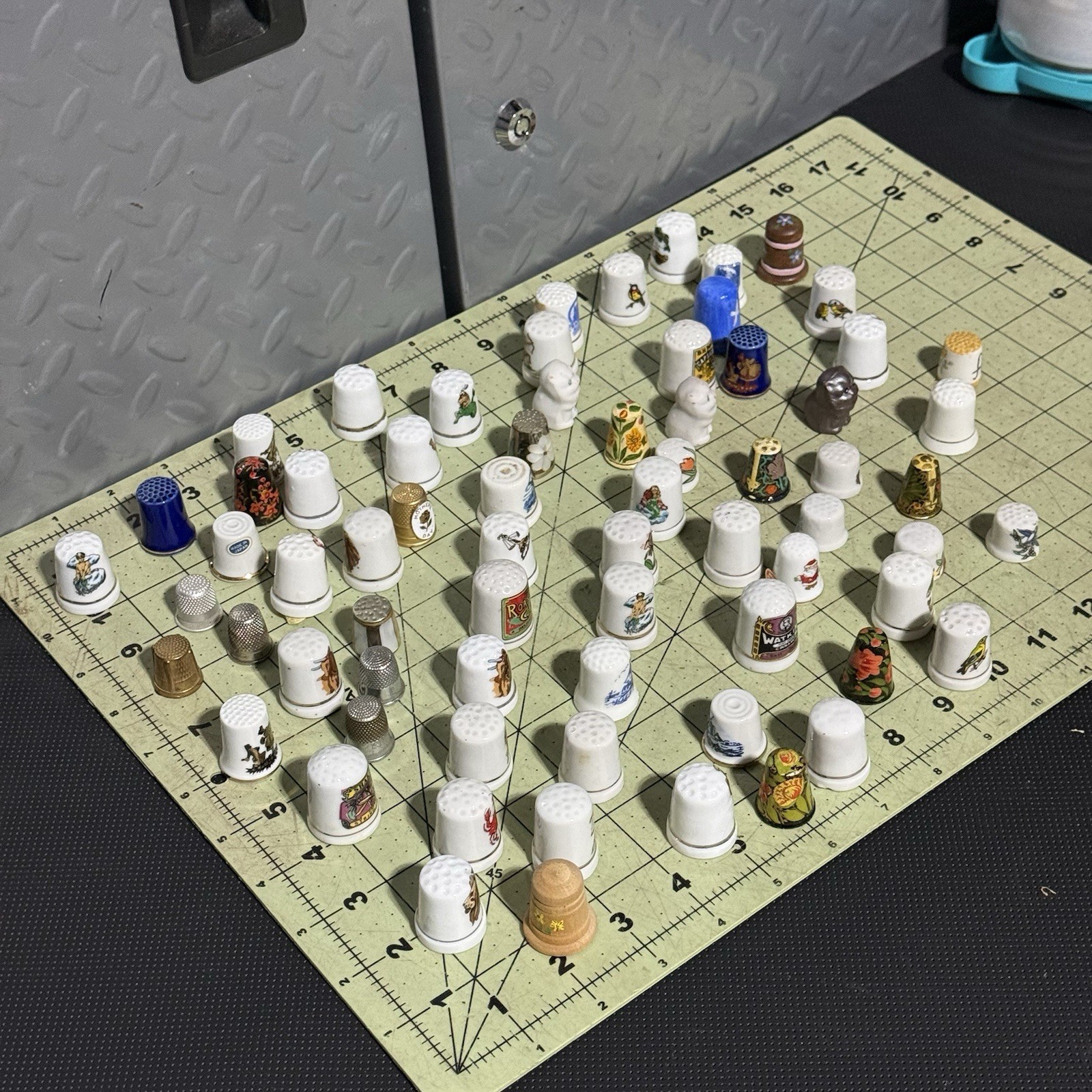 Rare Bone China/Porcelain Thimbles A Mixed Collection Job Lot 