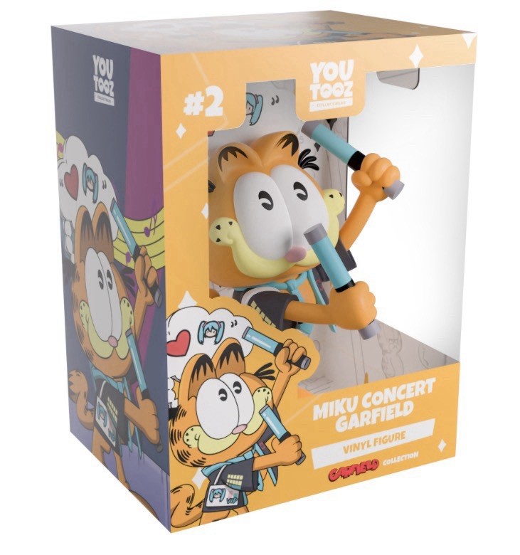 Youtooz *Miku Concert Garfield * Vinyl Figure * NEW * In Hand * Sold Out