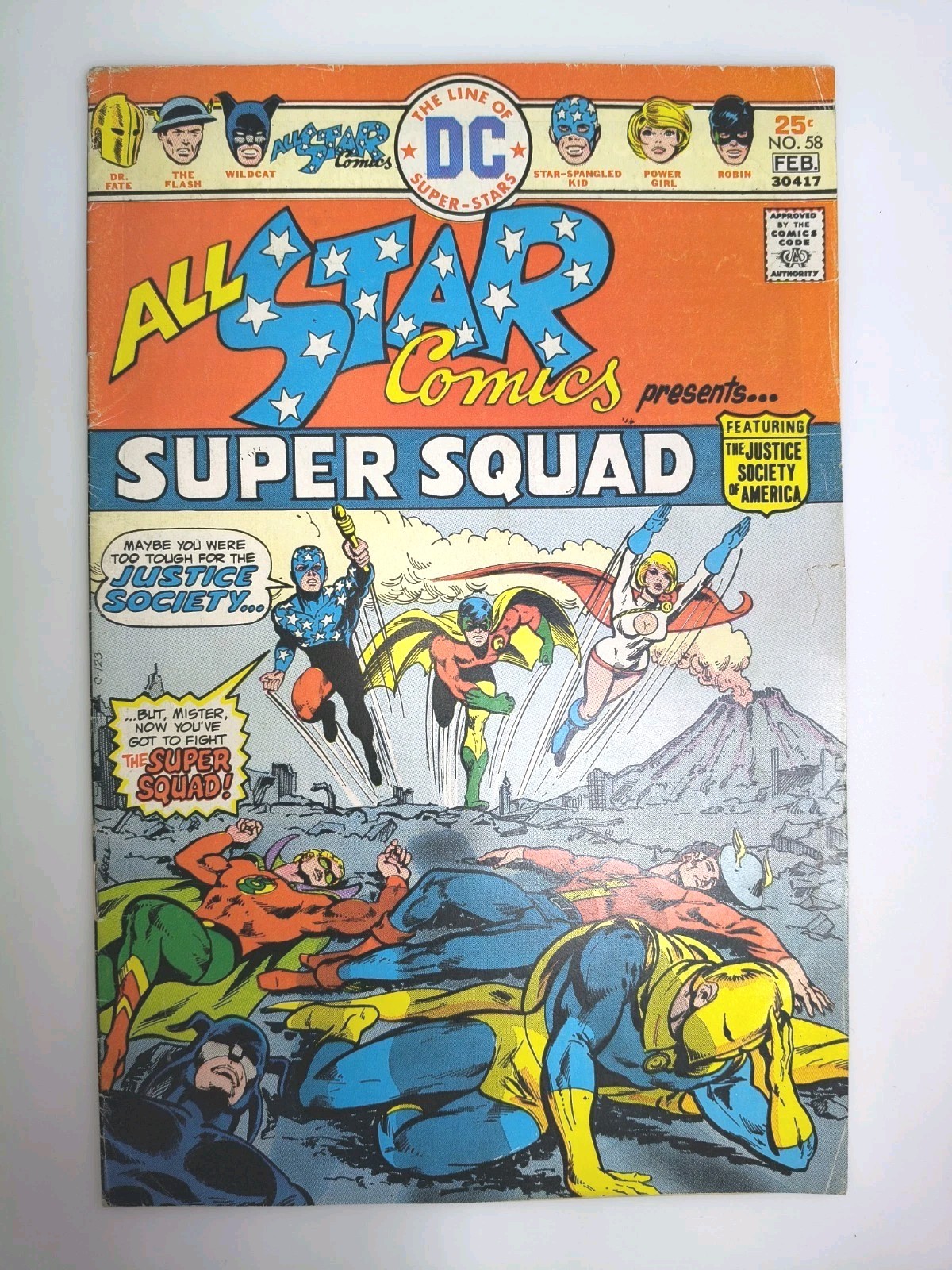 All-Star Comics #58 Mid Grade DC Comics 1976 1st Appearance Power Girl App Key B