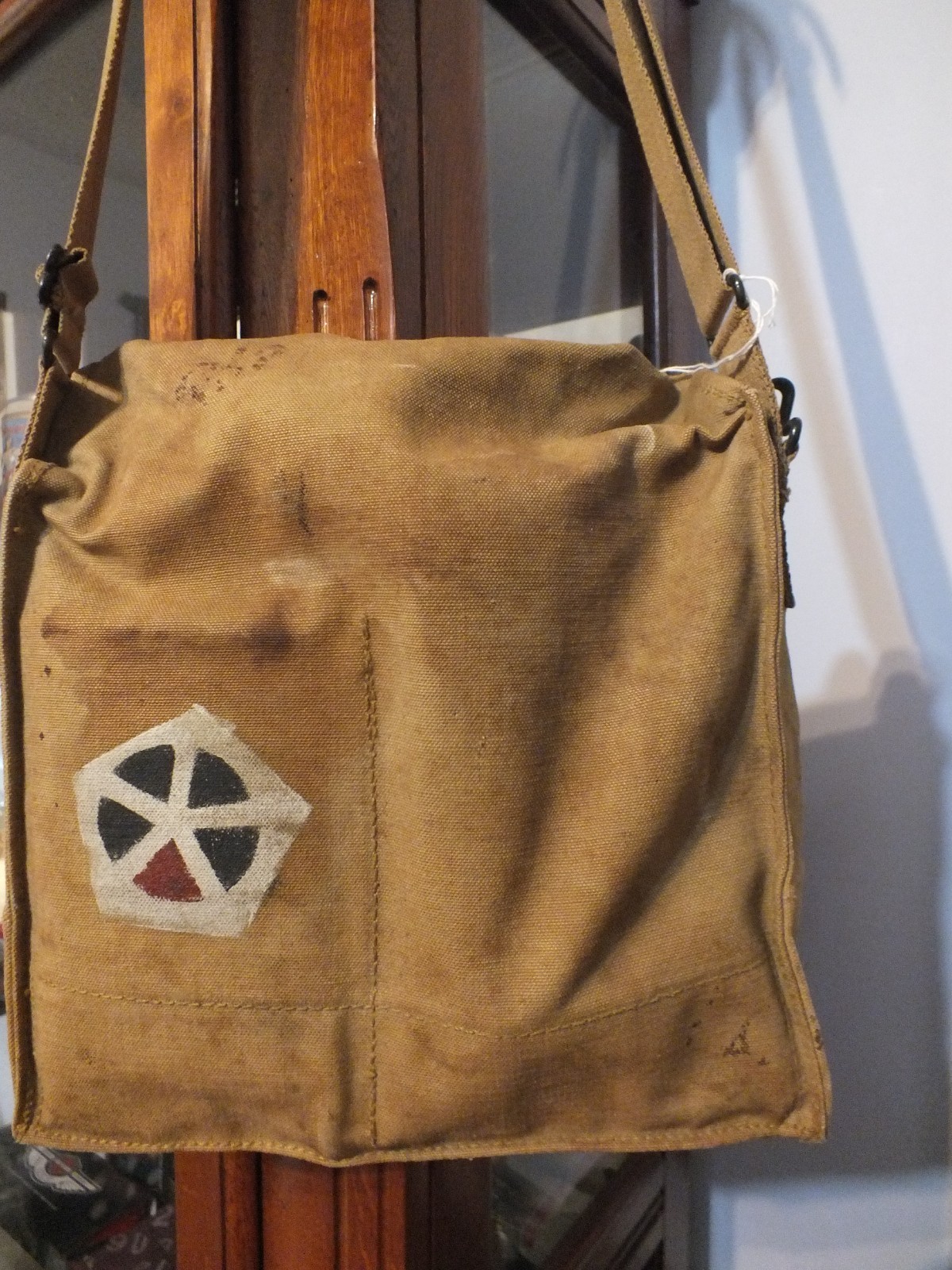 WW1 Army Gas mask. 1914-1918 original . 5th Corp Artillary