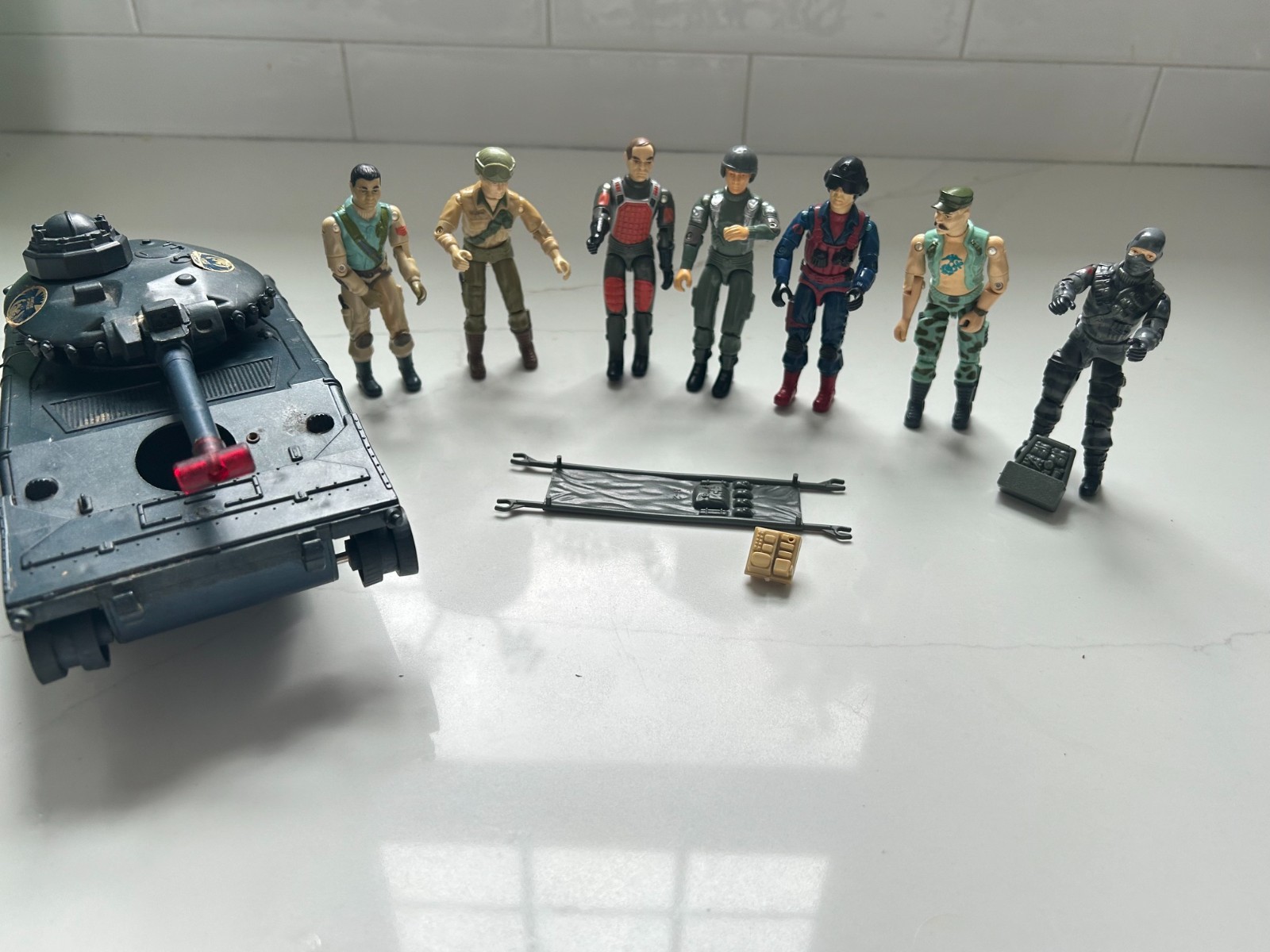Vintage GI Joe ARAH Figure Lot 1980s + Eagle Force Tank Firefly Gung Ho Duke