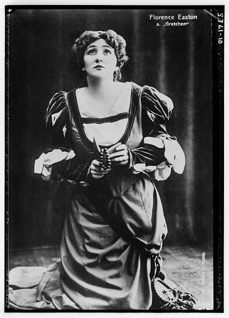 Photo:Florence Easton Gretchen Opera Singer 1910s Portrait
