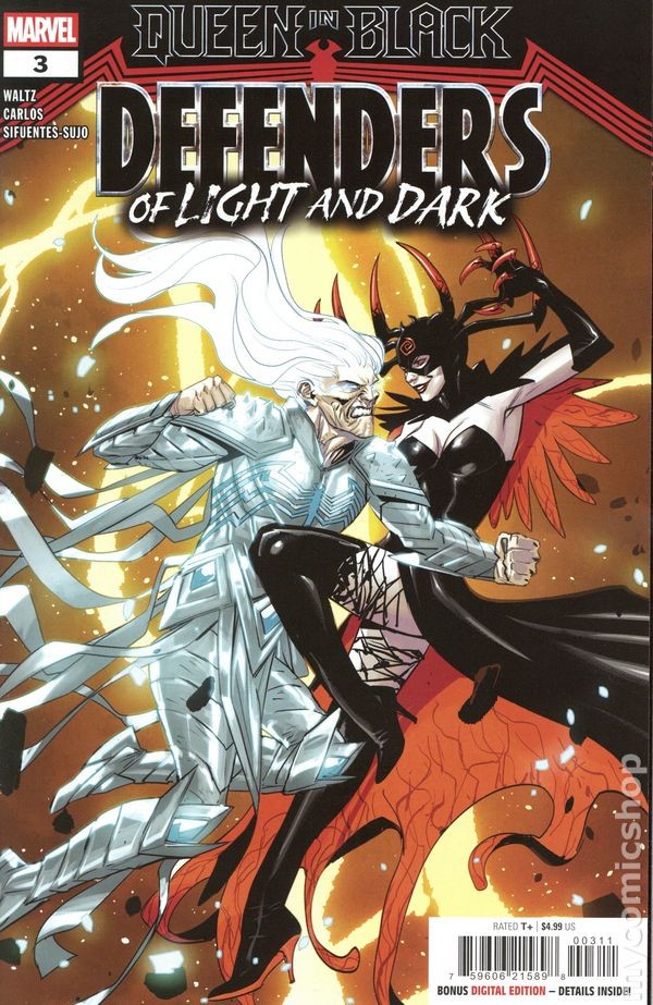 Queen in Black Defenders of Light and Dark #3A 2026 Stock Image