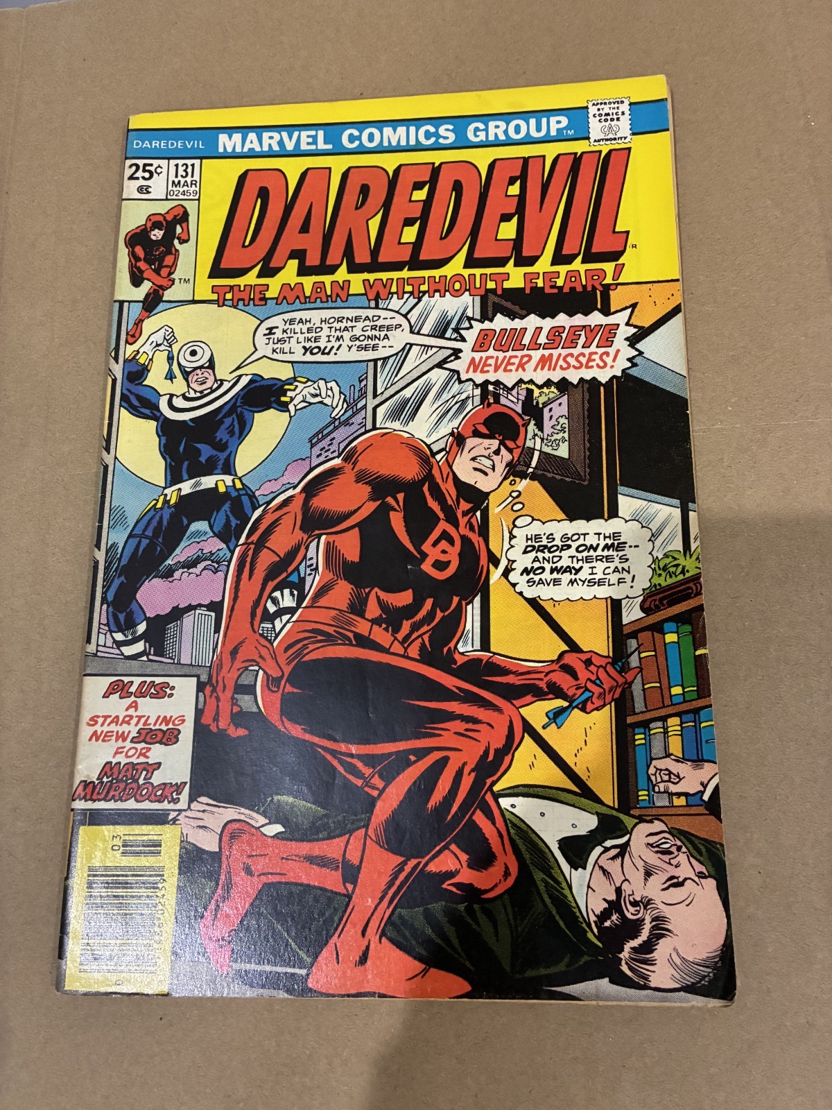 DAREDEVIL #131 (1976) – FIRST APPEARANCE OF BULLSEYE