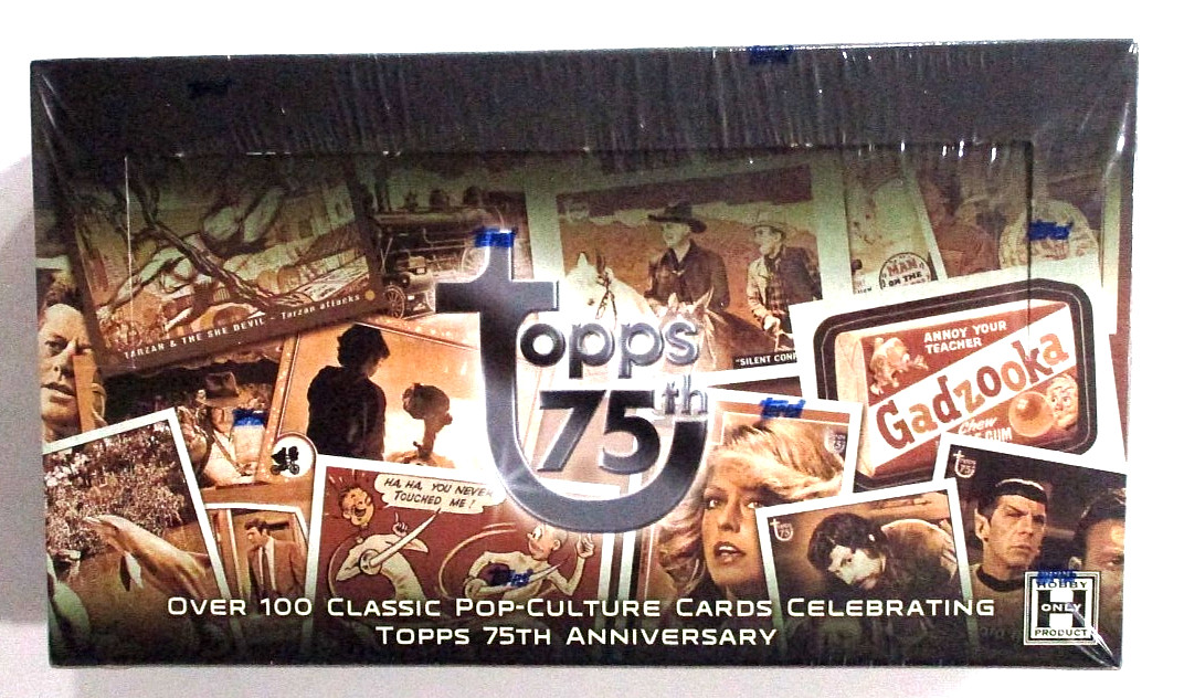 2013 Topps 75th Anniversary Hobby Box Pop Culture Icons 3 Autographs / 1 Buyback