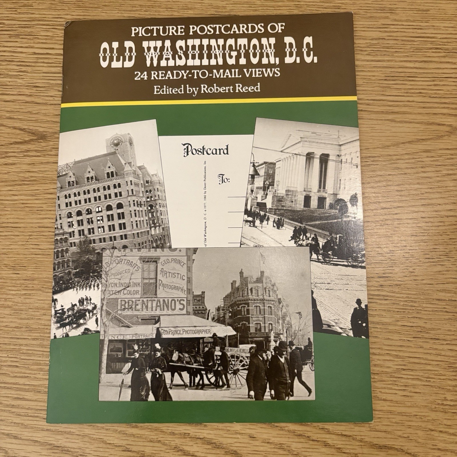 Vintage Washington DC Postcard Book 24 Ready to Mail Views Robert Reed 1982