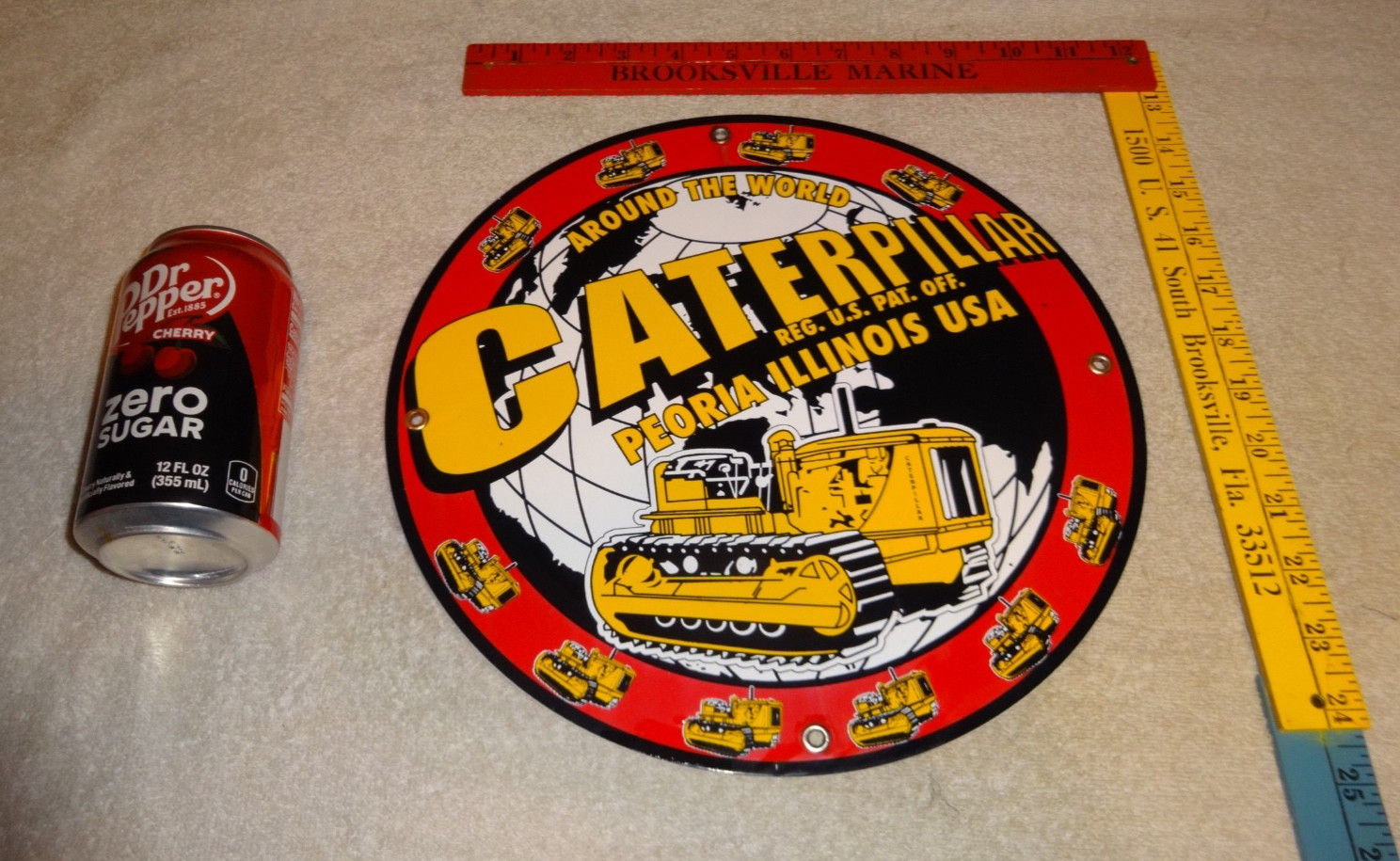 VINTAGE CATERPILLAR TRACTORS AROUND WORLD 11 3/4