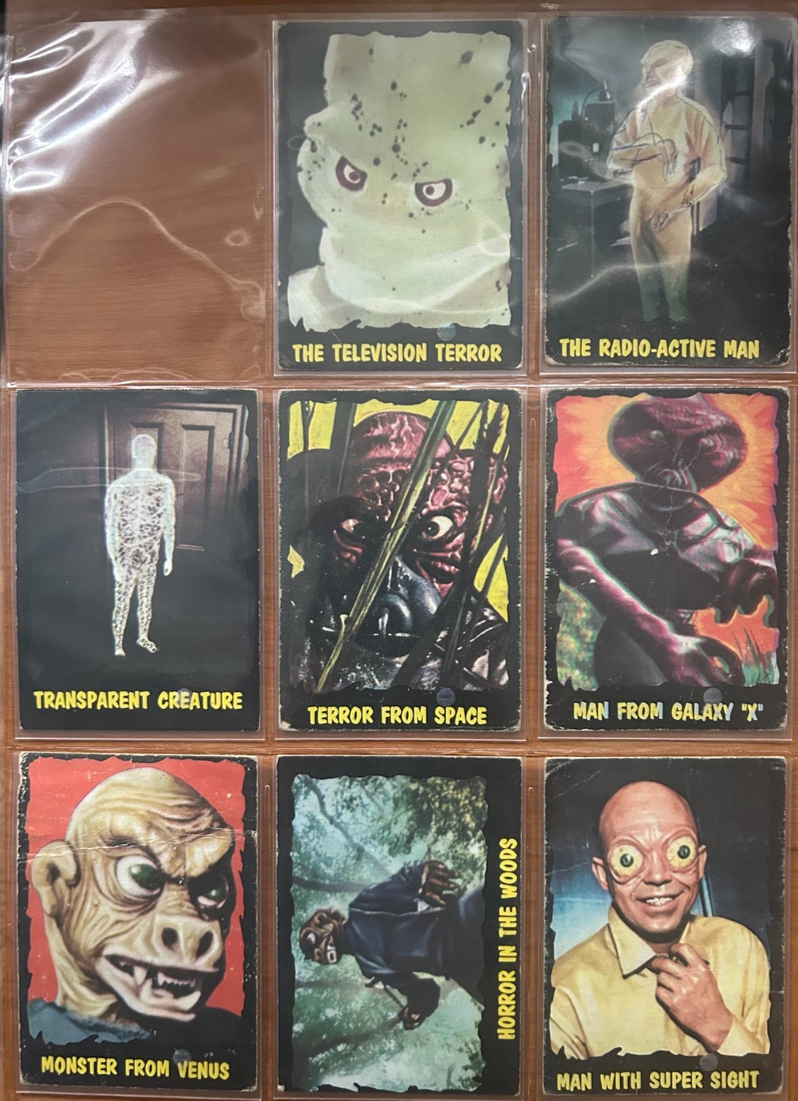 1964 Topps Outer Limits Cards Partial Set Lot 24/50 - Includes #1 EX & SPs VG