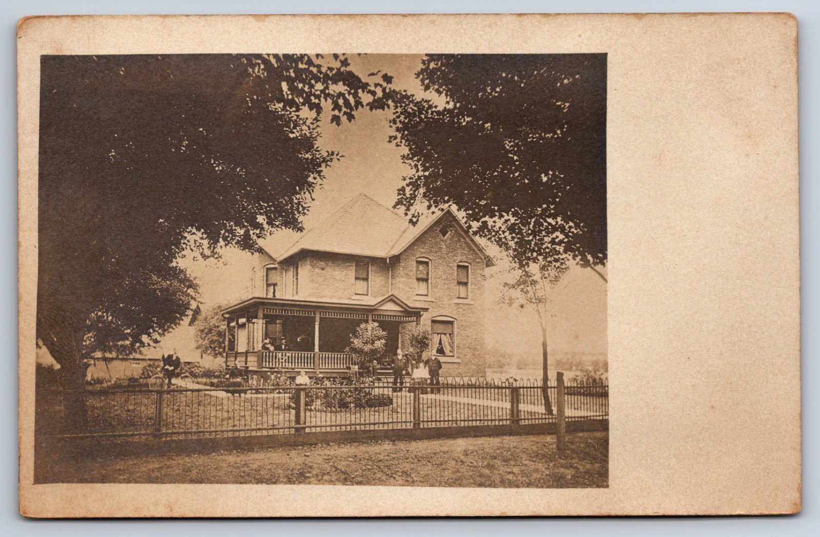Old Historic Home Near Horseheads New York NY c1910 Real Photo RPPC Old Historic Home Near Horseheads New York NY c1910 Real Photo RPPC
