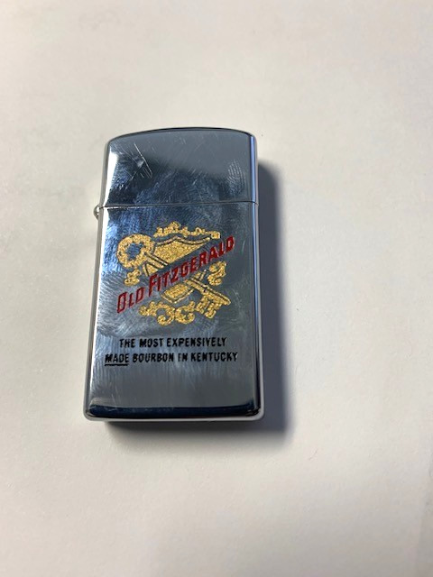 OLD FITZGERALD BOURBON  1966 ZIPPO LIGHTER MIMI 2-1/4