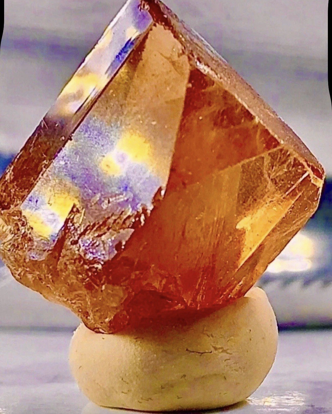 Beautiful Mystical Imperial Topaz Crystal Specimen Natural Raw Rough Gemstone