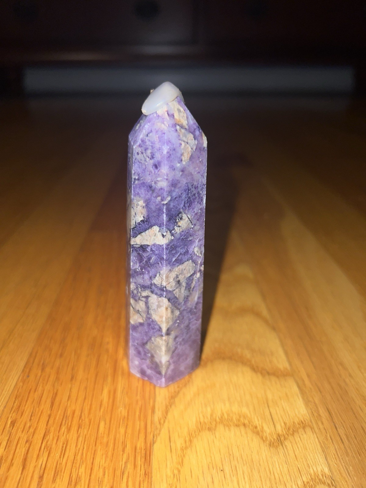 Lepidolite Tower - 4.5 Inches (114.3mm) and 6.56oz (186g)