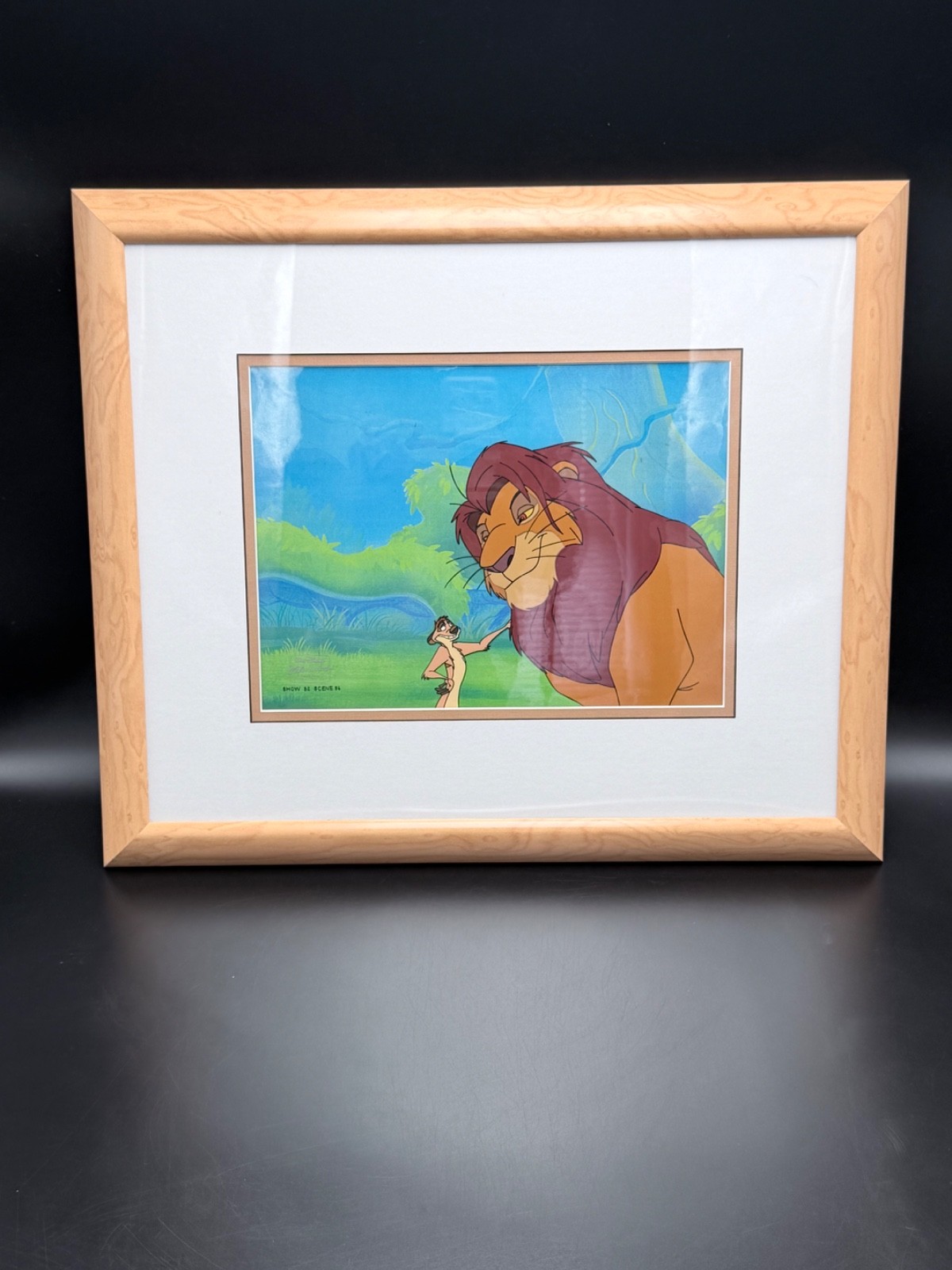 Walt Disney Lion King & Timon  Animation Art