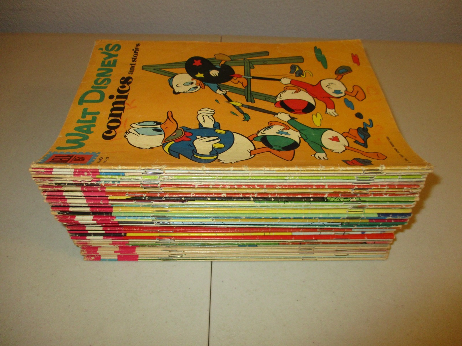 1962-1972 Walt Disney\'s Comics and Stories (Lot of 49) Vintage Donald Duck