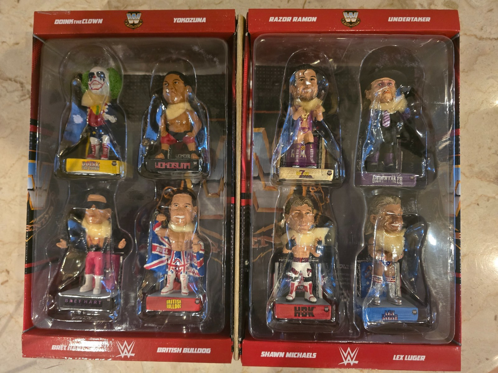 WWE Commemorative 1990s Mini Bobblehead Boxed Set 