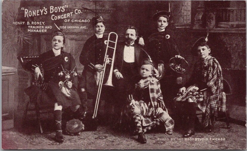 c1910s CHICAGO Illinois Music Advertising Postcard 