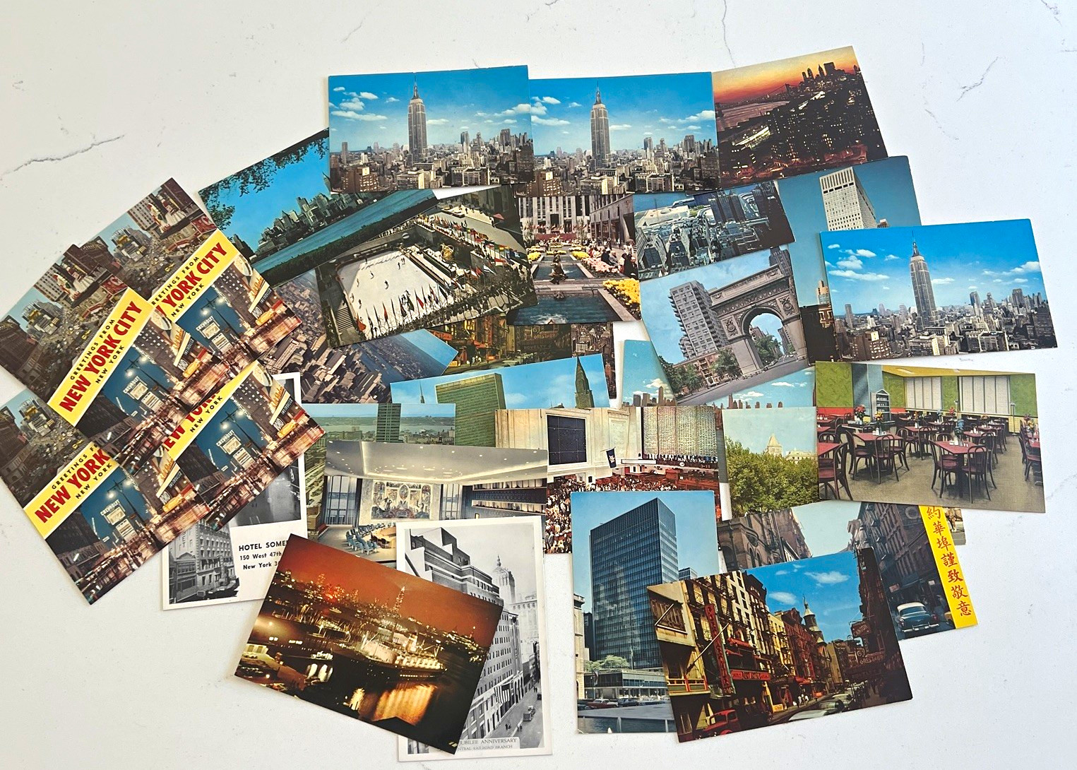 Vintage New York City NYC Postcard Lot Landmark Cityscape Views | Unposted
