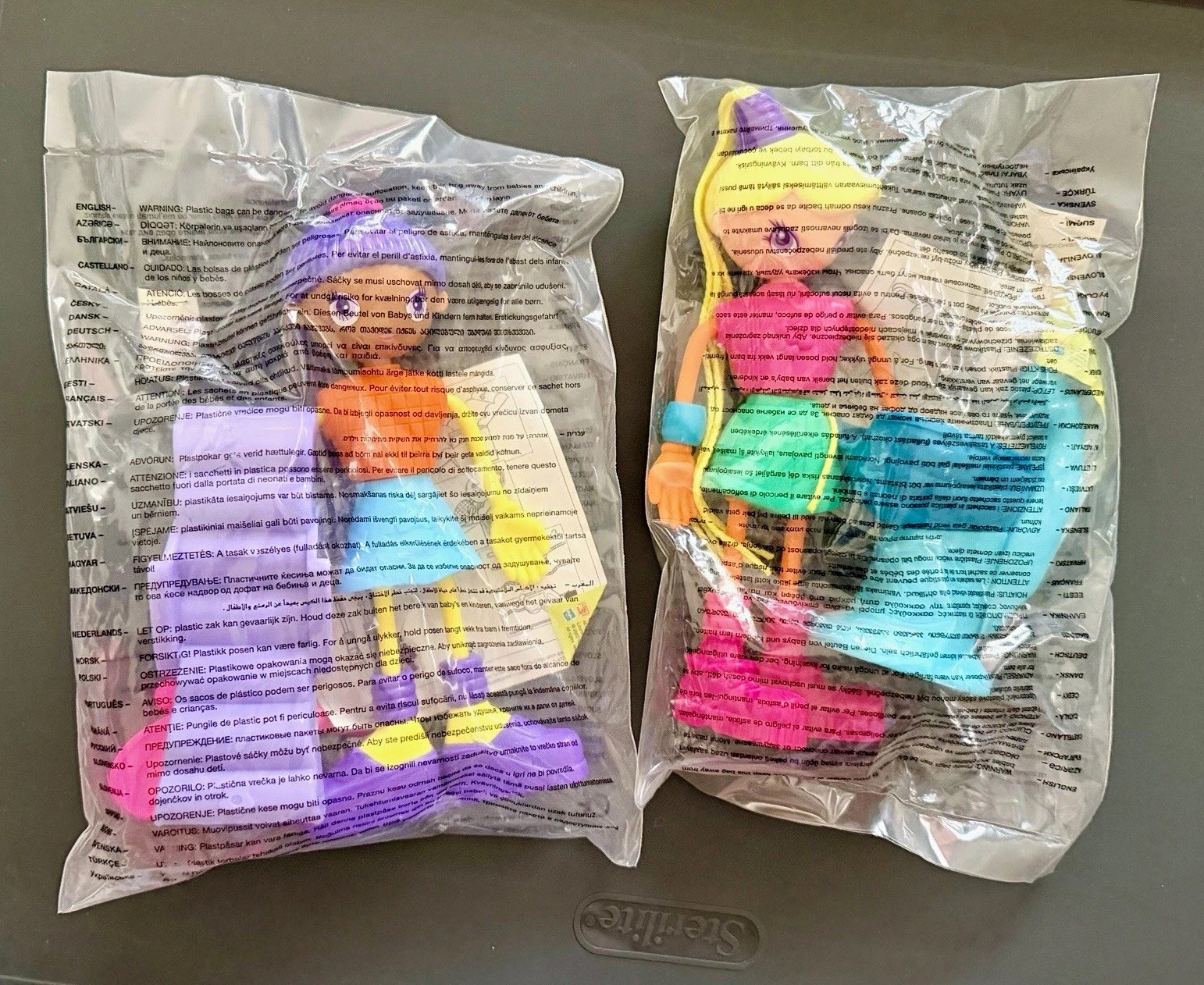 RARE - Not Publicly Available McDonald’s Happy Meal Toys Set of 2 Sealed 2003
