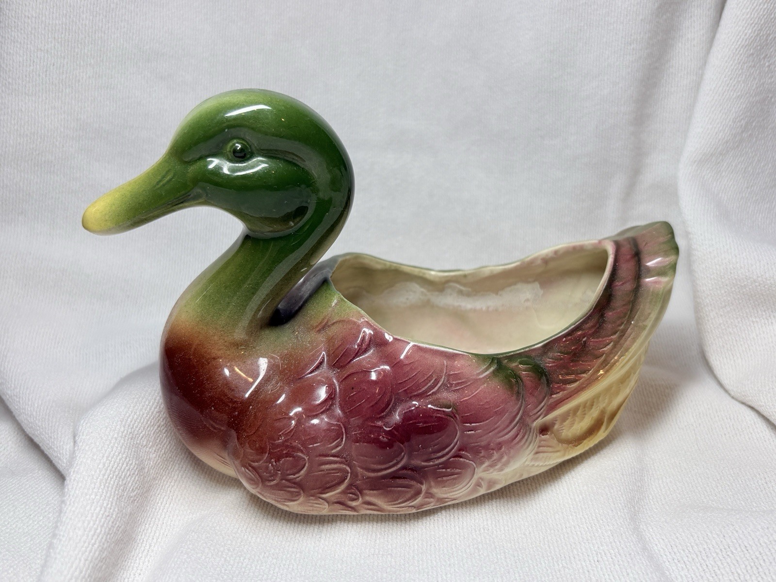 Vintage Ceramic Mallard Duck