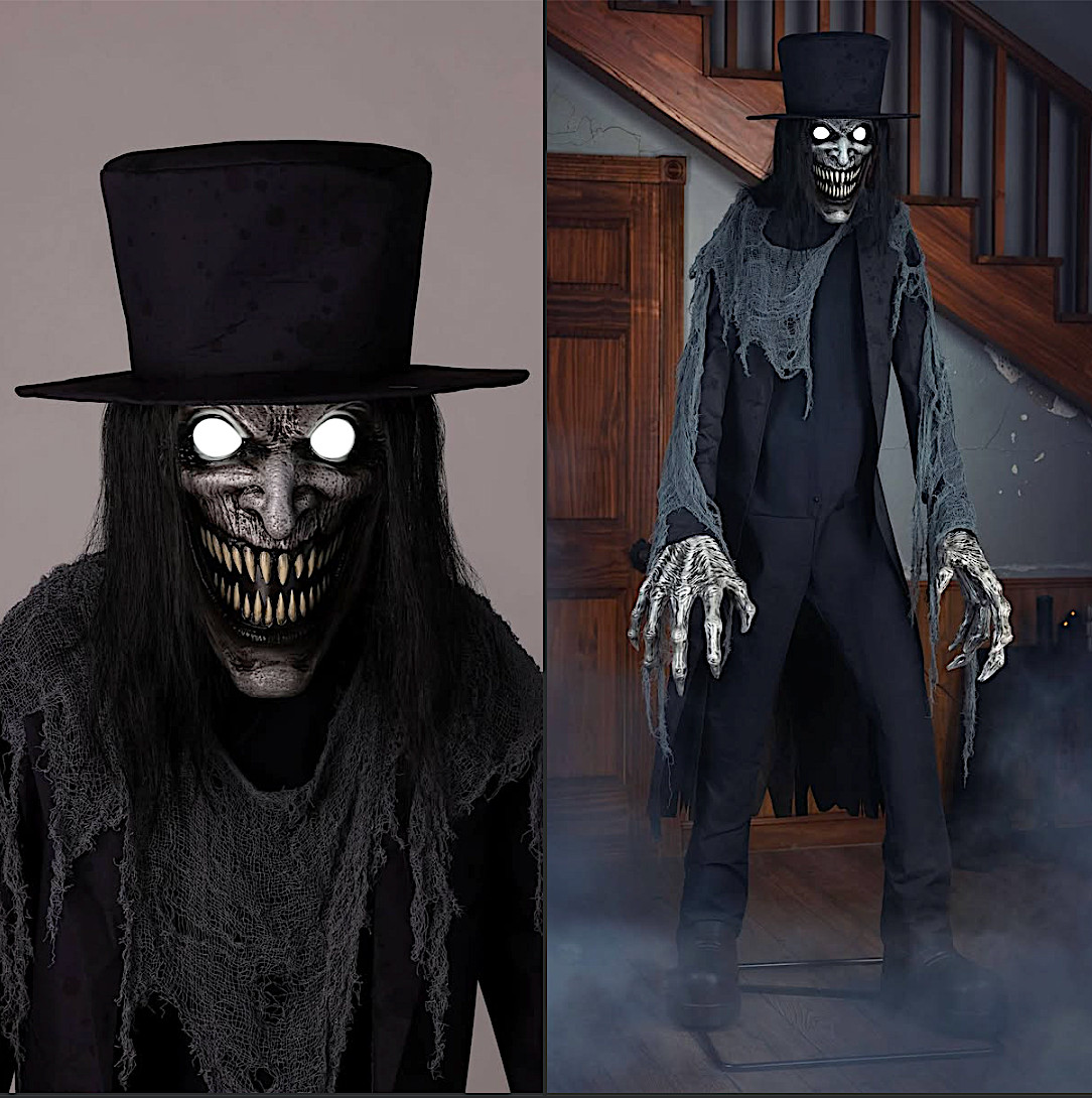 Babadook 7FT Animated Bavroga Shadow Demon LED Halloween Animatronic Prop