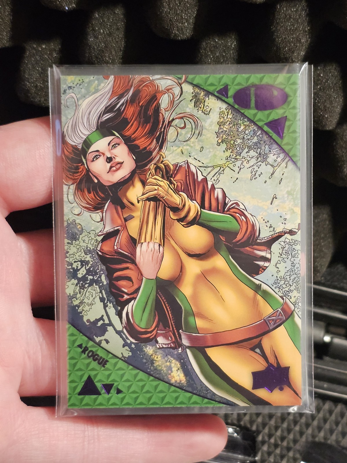 Rogue - 2019 Upper Deck Marvel Premier #37 Purple 5/5 Omega