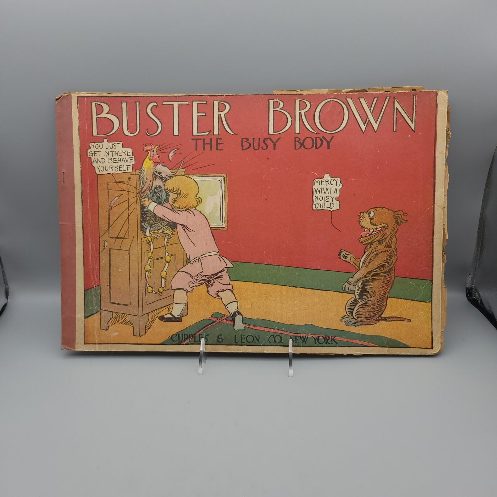 1909 Buster Brown The Busy Body Platinum Age Comic Book Cupples & Leon Co. READ