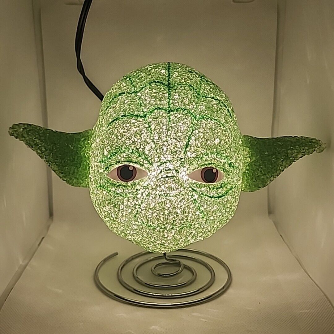 Star Wars Yoda Head Night Light Lamp bobblehead NSD-067 RARE