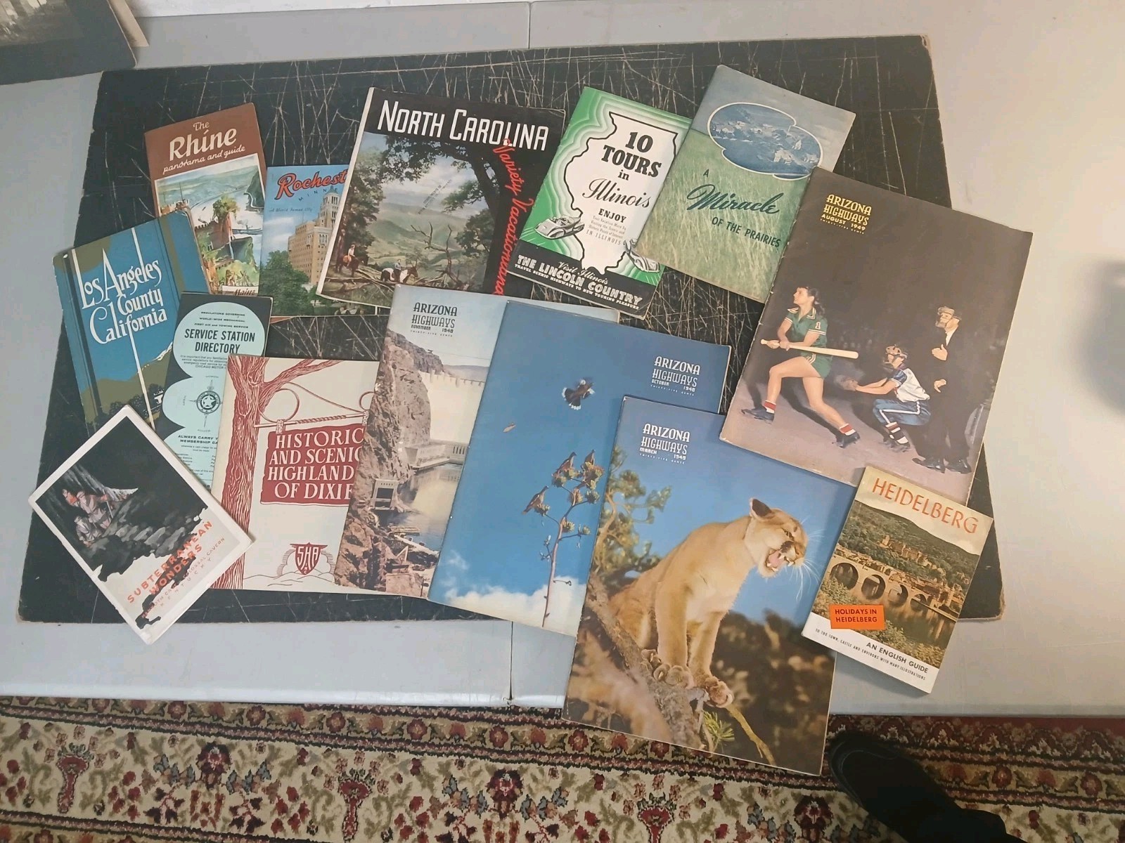 14 1940\'s,50s Travel Booklets , Magazines. All Complete, Nice Condition