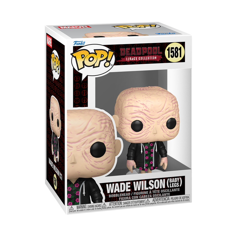 Funko Pop Marvel - Wade Wilson (Baby Legs) #1581 w/ Premium .5mm Protector