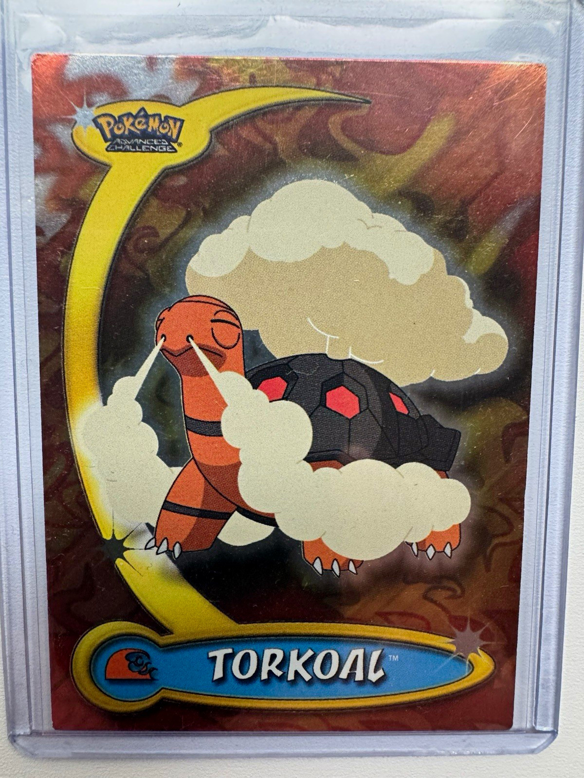 Topps Pokémon Advanced Challenge Torkoal #18 Card 2004 (FOIL Holo)💎