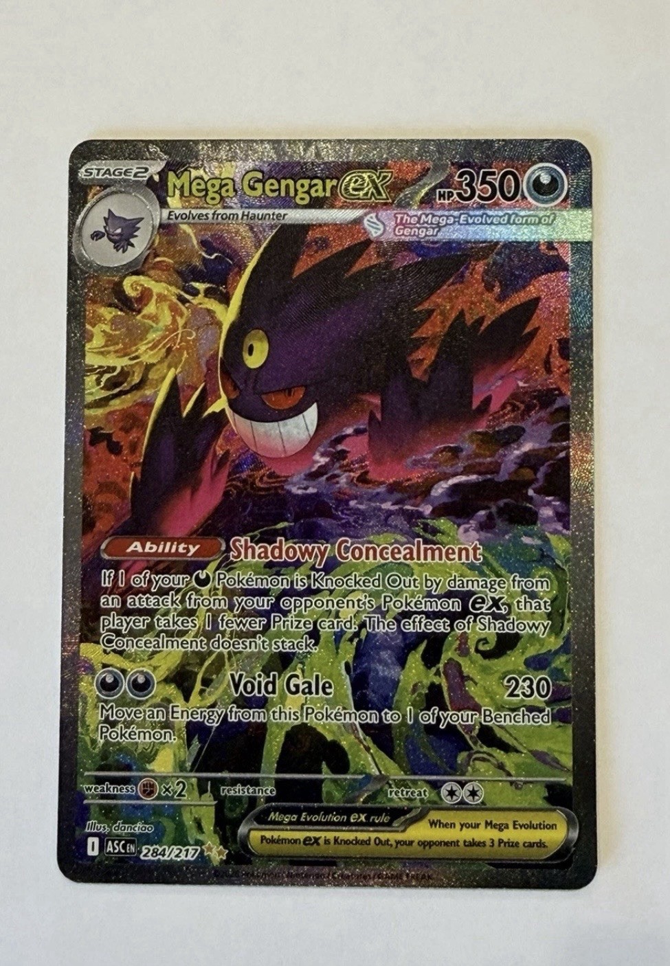 Pokémon TCG Mega Gengar SIR Ascended Heroes Mint Conditions