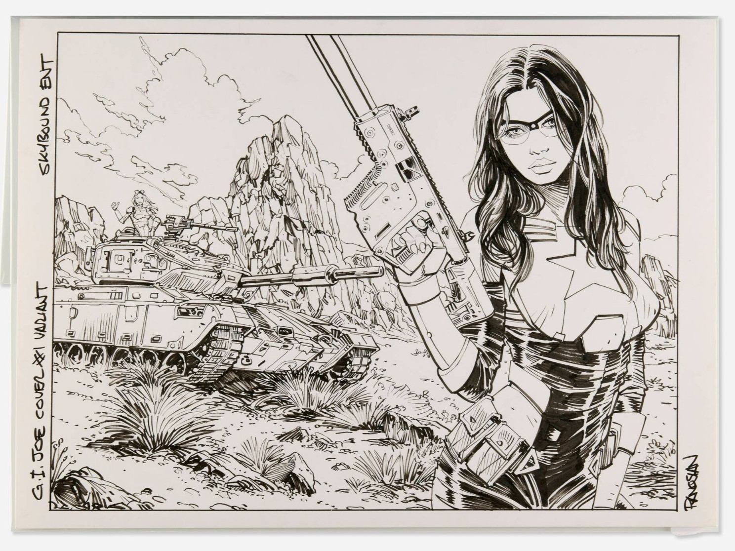G.I. Joe #1 Variant Cover Original Art (Image Comics, 2024) - Dan Panosian