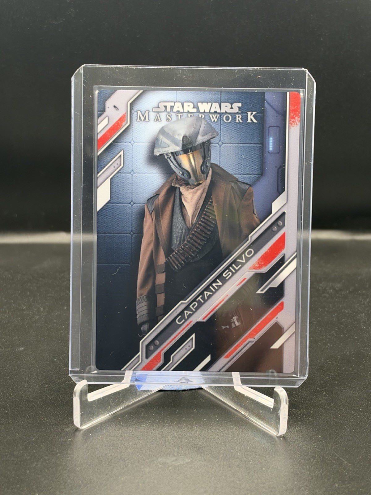 2025 Topps Star Wars Masterwork Under Disguise Captain Silvo Jude Law Metal 3/5